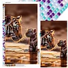 Diamond Painting-DIY Full Round Drill Tiger Family(70*40 CM)