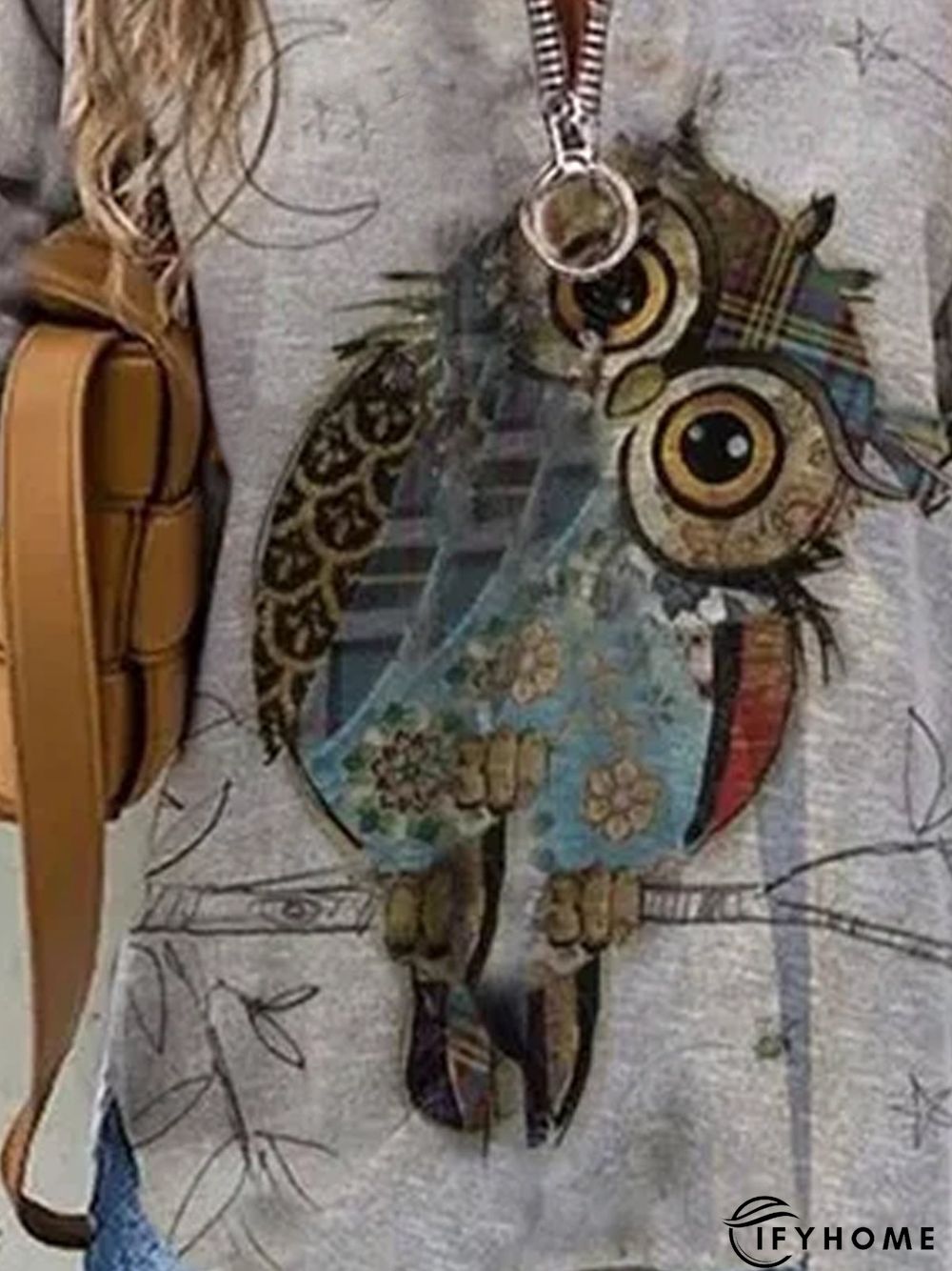 Lapel Loosen Animal Shirt & Top | IFYHOME