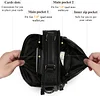 BAIGIO Schultertasche Herren Umh&auml;ngetasche Leder Herrentasche Vintage Crossbody Messenger Bag f&uuml;r Arbeit Reise Alltagsleben
