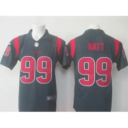Men's  Texans #99 J.J. Watt Navy  Limited Rush Stitched NFL Jersey