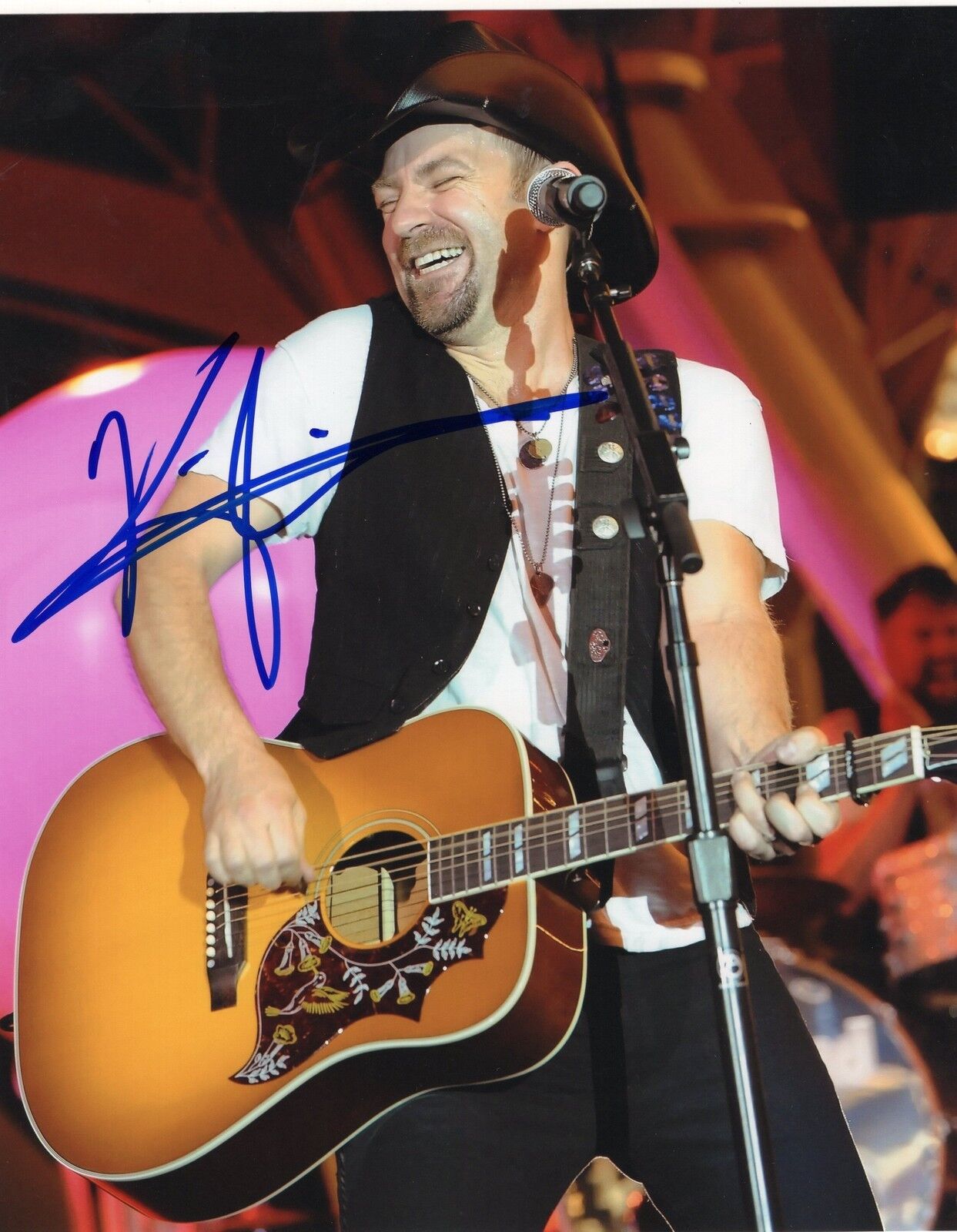 Kristian Bush Signed Sugarland 8x10 Photo Poster painting w/COA Stuck Like Glue #3