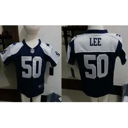Toddler  Cowboys #50 Sean Lee Navy Blue Thanksgiving Stitched NFL Elite Jersey