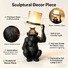 Monkey Table Lamp with Top Hat Animal Desk Lamp for Monkey Lovers Fun Creative Decorative Lamp for Sleep Nursery Office & Home Decor