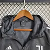 2023/2024 Juventus Windbreaker Black Football Shirt 1:1 Thai Quality