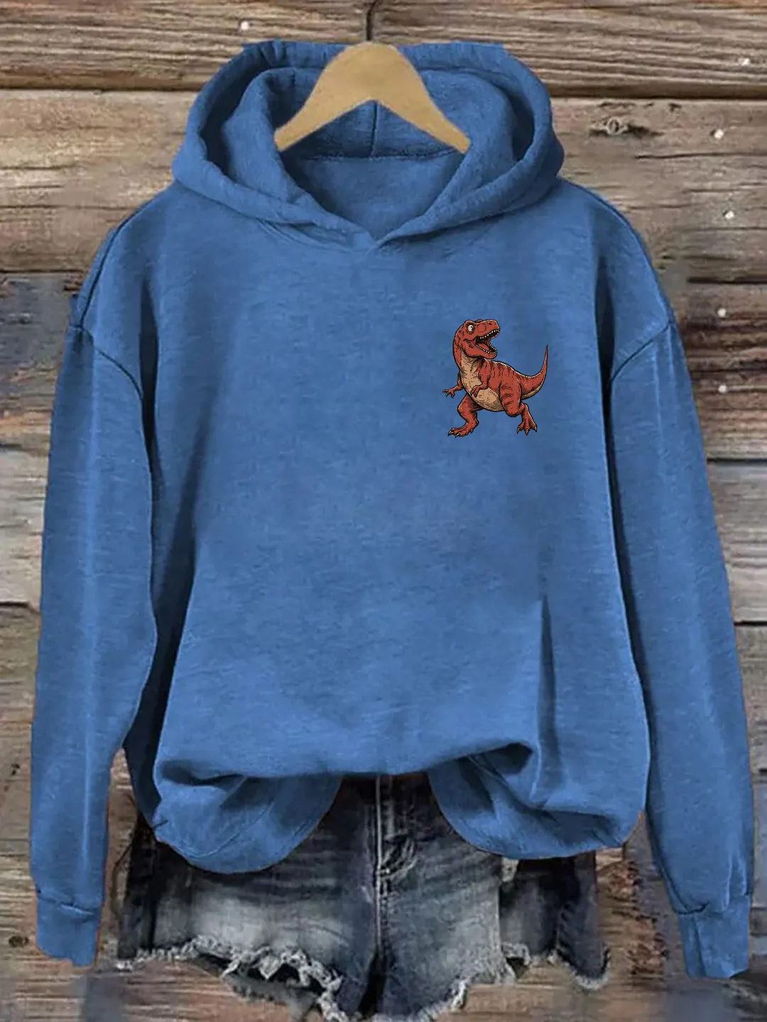 Dinosaurs Didn't Pray Funny Christian Hoodie