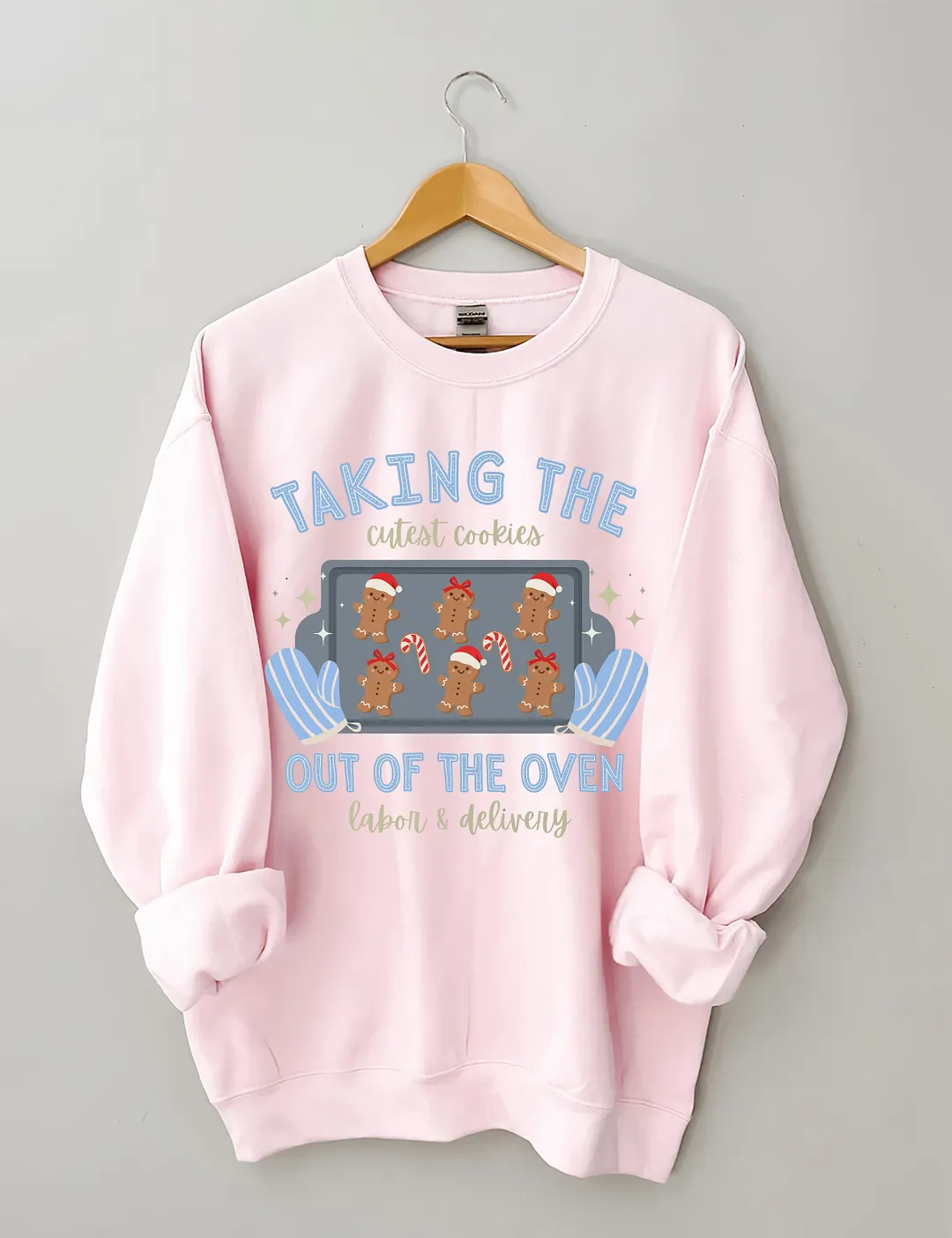 Taking The Out Of The Oven Christmas Cookies Sweatshirt