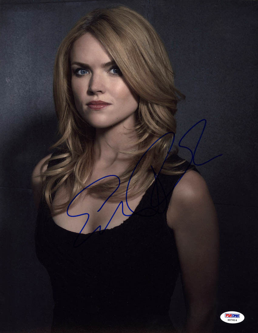 Erin Richards SIGNED 11x14 Photo Poster painting Barbara Kean Batgirl Gotham PSA/DNA AUTOGRAPHED