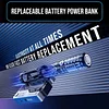 21700mAh-Large Capacity Tactical Mecha Replaceable Battery Power Bank With Built-In Type-c Cable 22.5W Fast Charging Mobile Power Bank