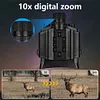 5K Infrared Night Visions Device 10X Digital Zoom for Outdoor Camping and Travel