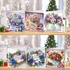 (US Only)6PCS DIY Diamond Art Greeting Cards Birthday Theme Congratulations Cards & Gifts