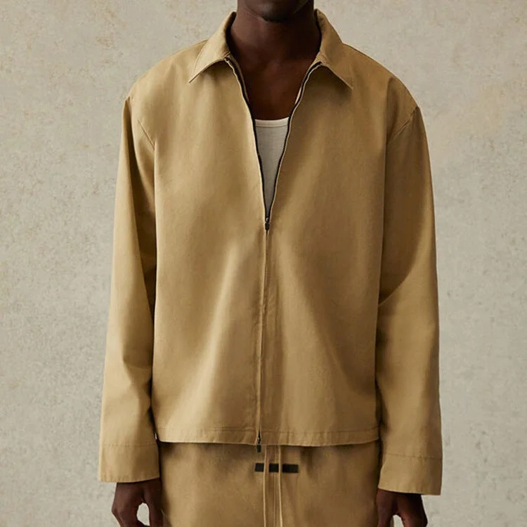 Fog Fear of God Essentials Coat Coach Jacket Fog Couple Coat Men