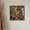 (50*50cm)Christmas House - Full Round Drill Diamond Painting