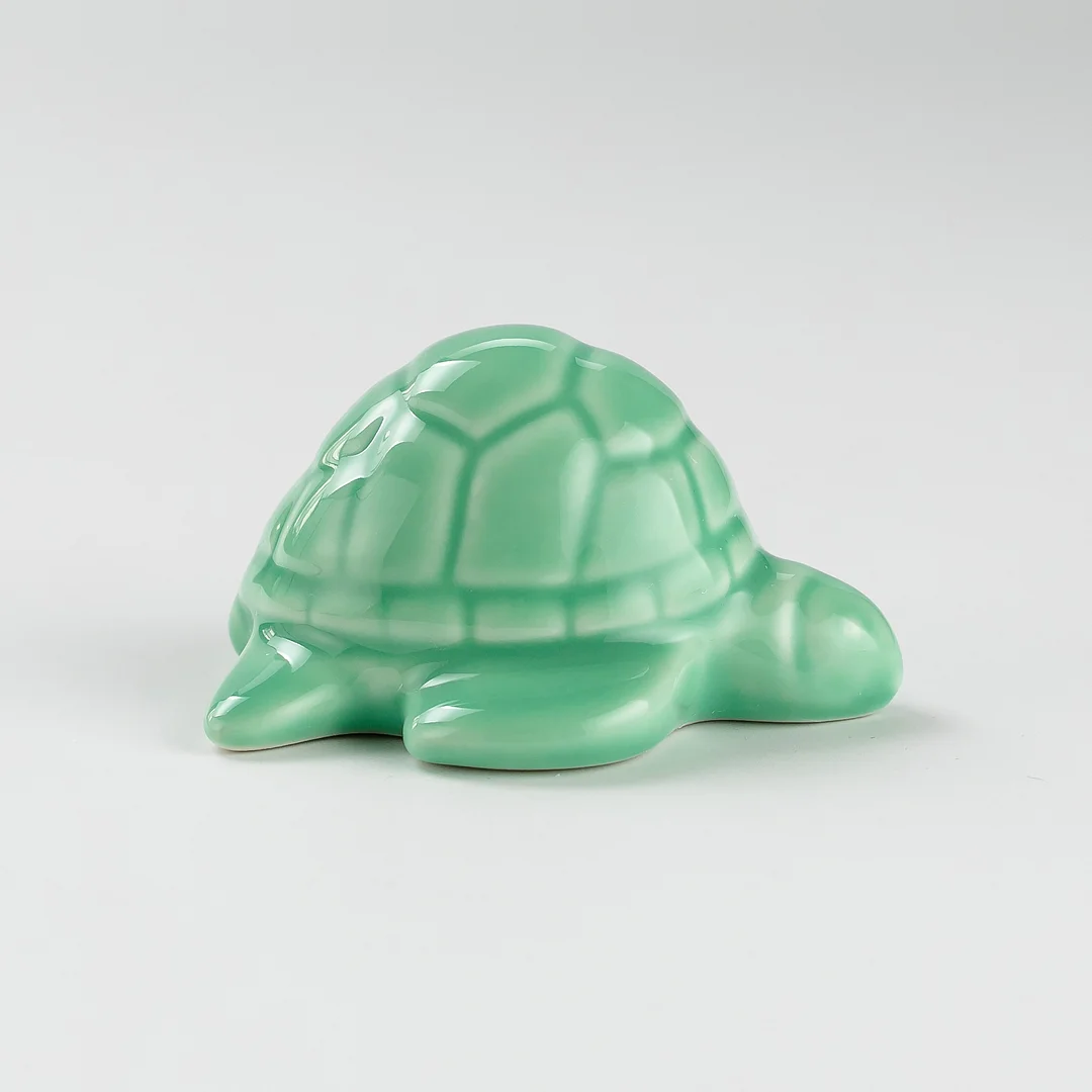  2 Sea Turtle Porcelain Toilet Bolt Covers