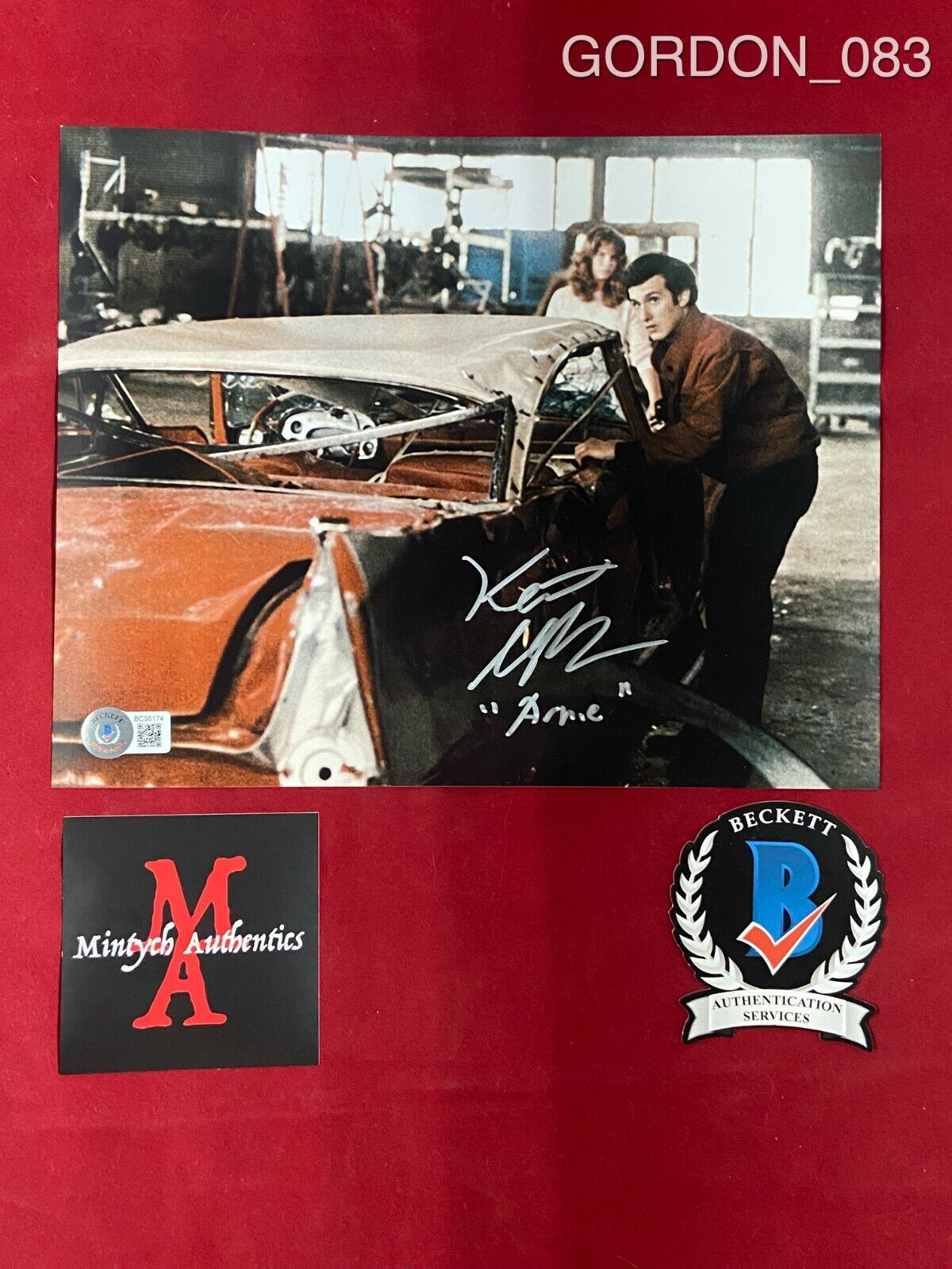 KEITH GORDON AUTOGRAPHED SIGNED 8x10 Photo Poster painting! CHRISTINE! BECKETT! STEPHEN KING!