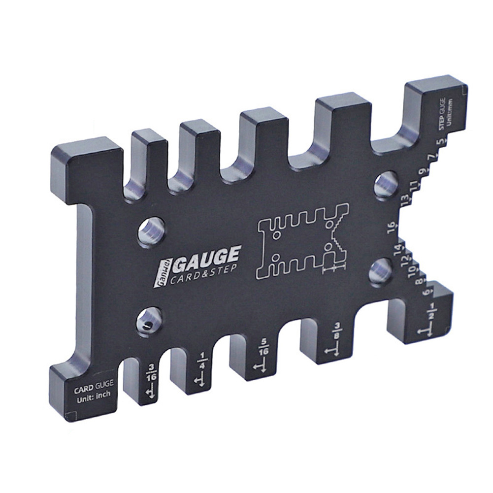 

Tenon Caliper Metric Imperial Scale Card Gauge Woodworking Measuring Tool, 501 Original