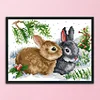 (Counted/Stamped) 11CT Lucky Rabbit - Cross Stitch 33*24cm/12.99*9.45in(Brand)