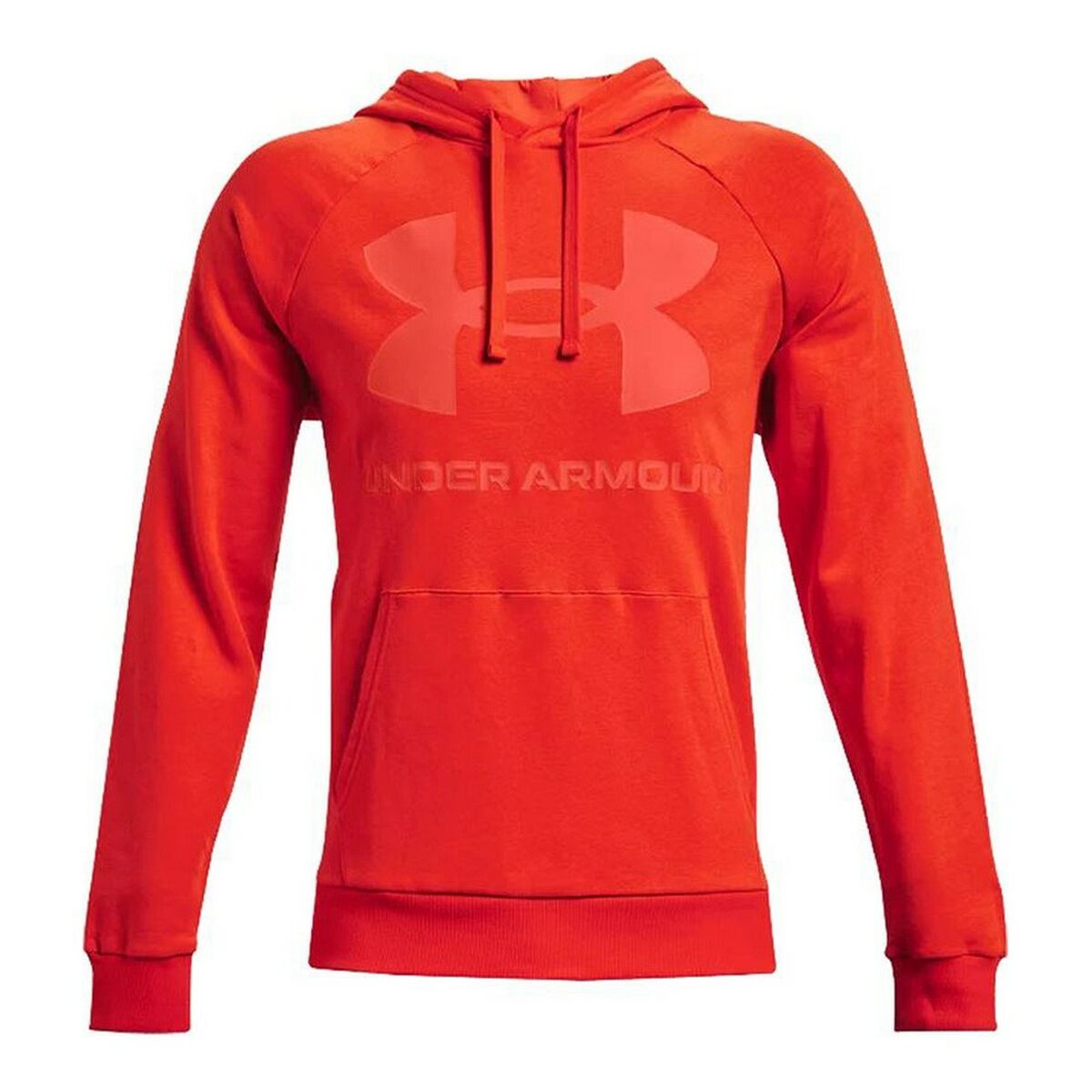 Men&rsquo;s Hoodie Under Armour Rival Fleece Big Logo Orange - sale.kim -  endless selection of finest brands
