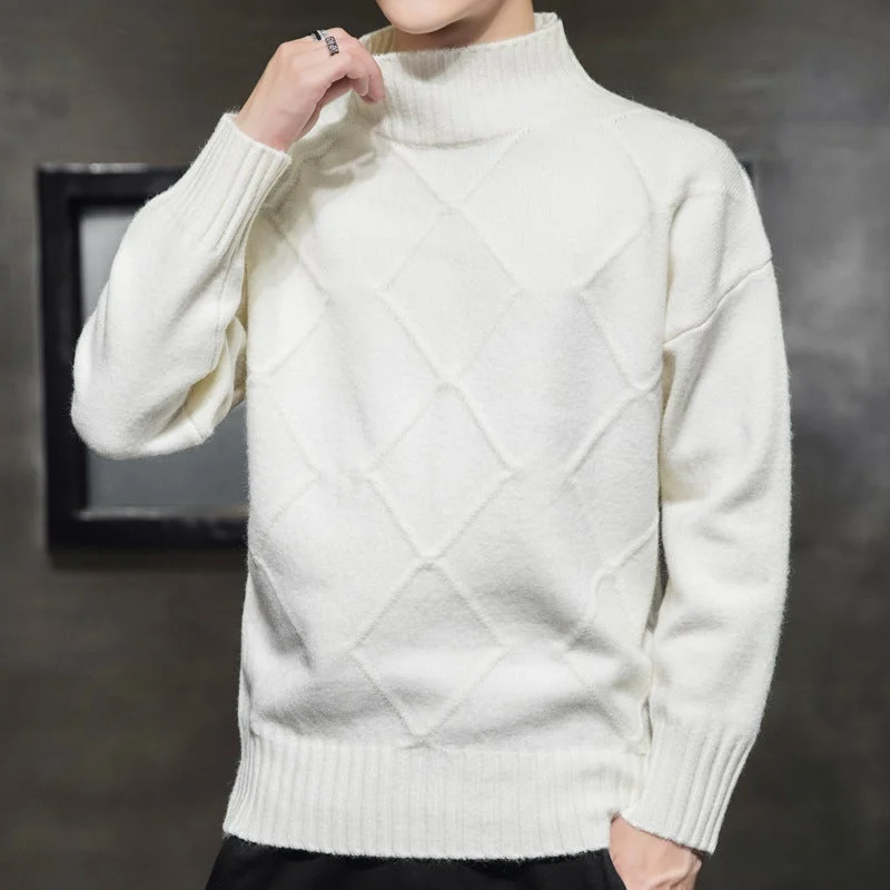 Half-neck Trend Sweater Men's Sweater | EGEMISS