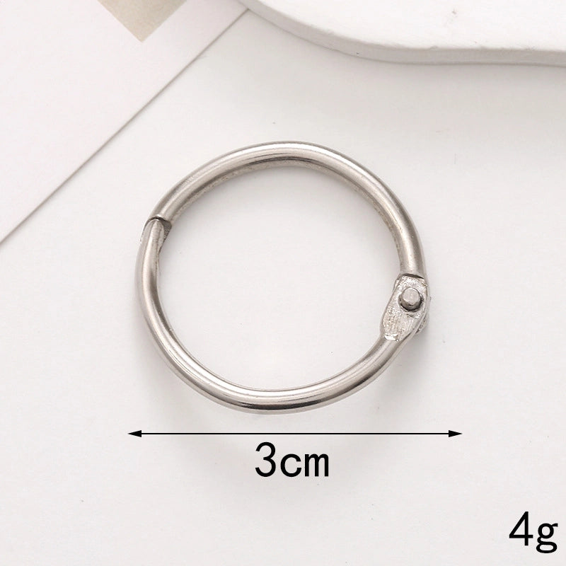 1 Piece 10 * 20mm 12*32mm 25*25mm Metal Solid Color Polished Keychain Lobster Clasp