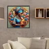 (40*40cm)Mother and Son - Full Round Drill Diamond Painting