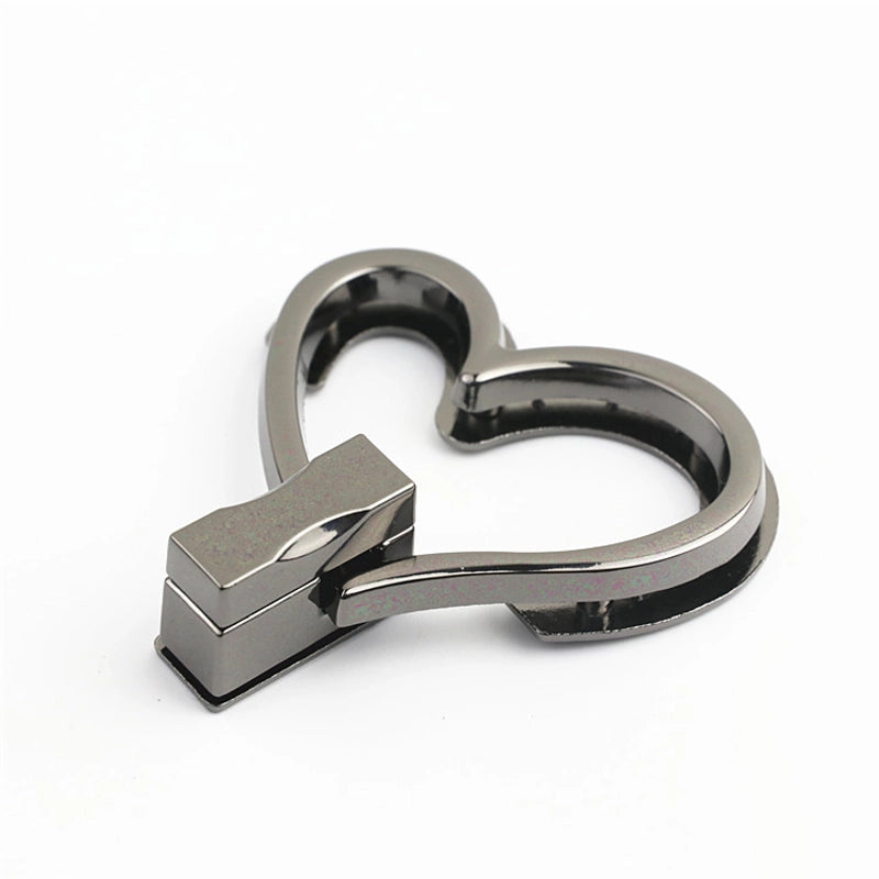 Bag Lock Heart Lock/hardware Lock Buckle Bag Hardware Accessories Lock Golden Metal Screw Lock Switch Lock Buckle
