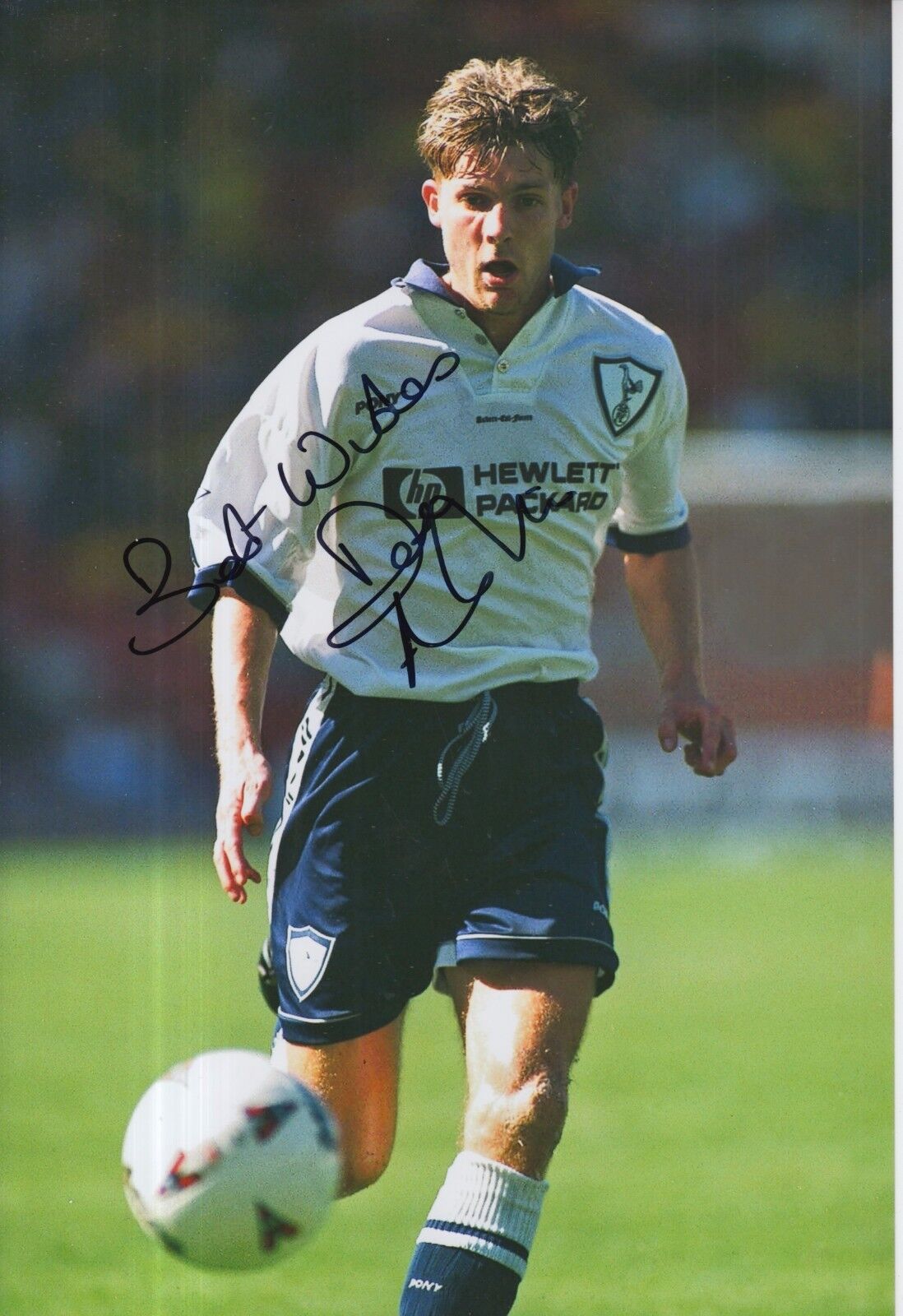 Dean Austin Hand Signed Tottenham Hotspur 12x8 Photo Poster painting 1.