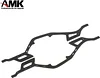 AMK 2Pcs DIY Upgrades Carbon Fiber Chassis Rails Cheater Rigs Frame Kit Adapt to 1/10 RC Crawler Racing Cars Body Axial SCX10 II Element Enduro for Experts