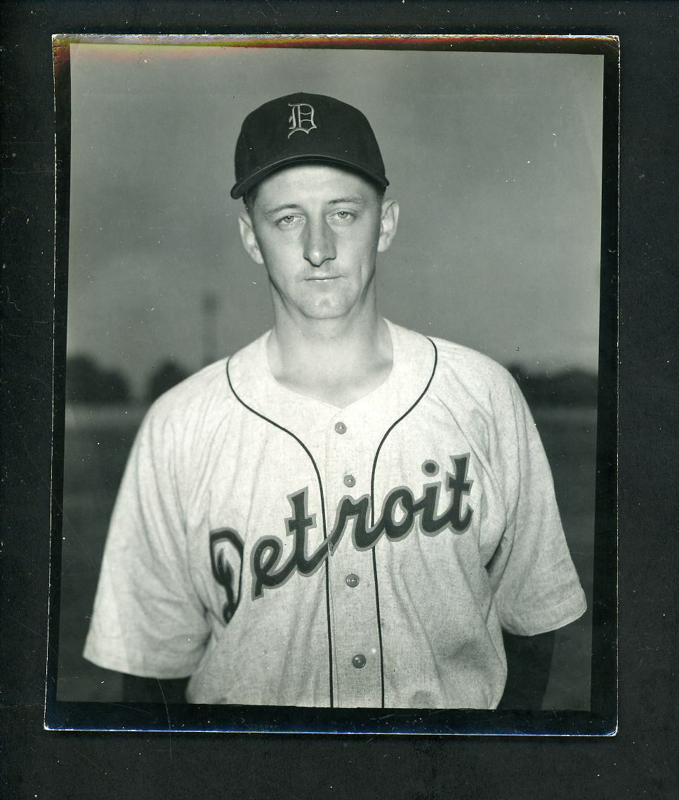 William N. Jacobellis Type I Contact Print Photo Poster painting Dick Donovan Detroit Tigers