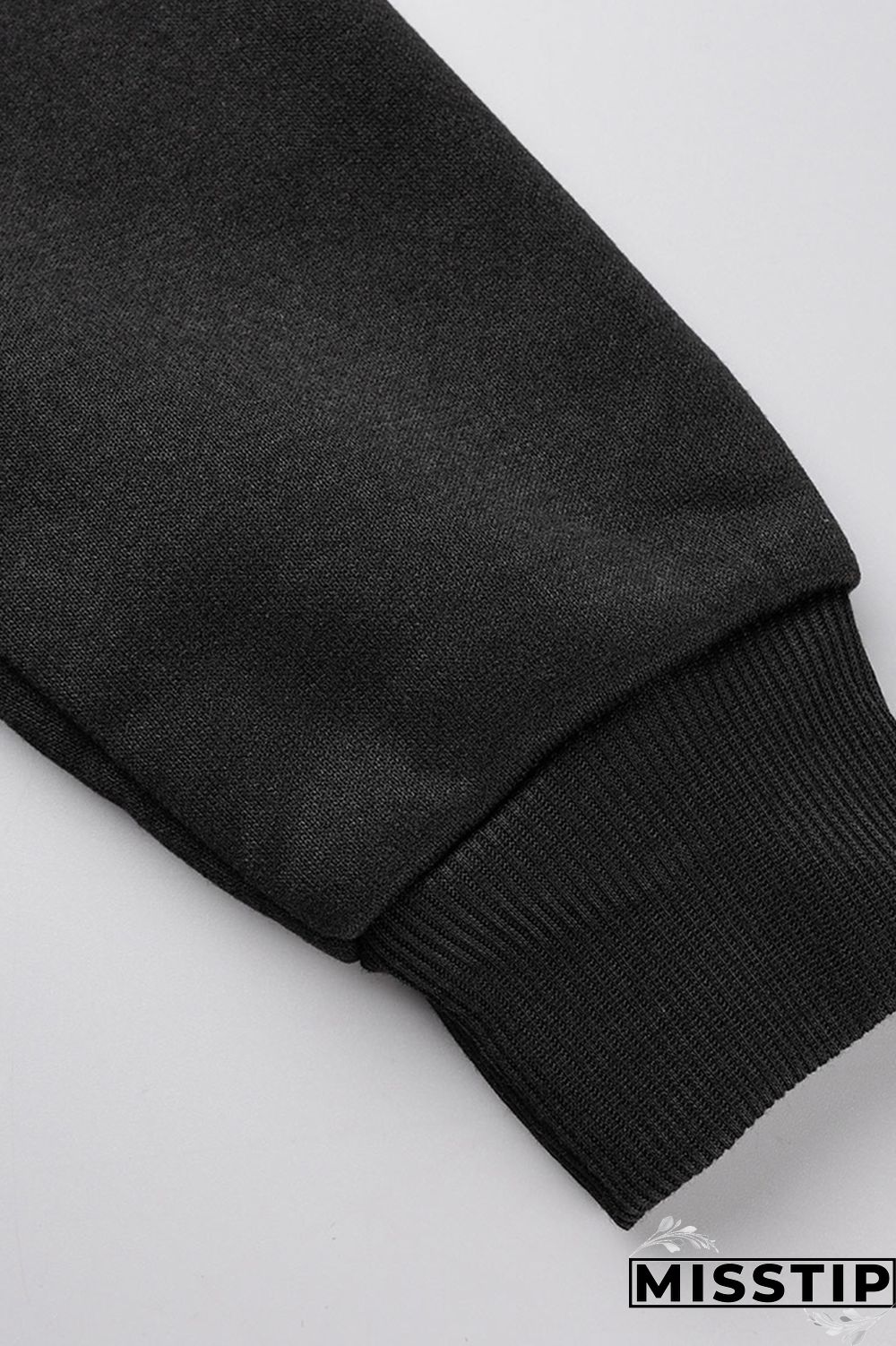 Black Casual Print Patchwork Hooded Collar Long Sleeve Dresses