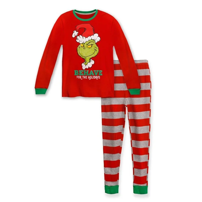 Family Matching The Grinch Pajamas Set