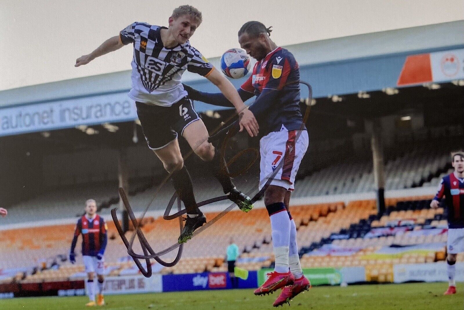 Nathan Smith Genuine Hand Signed Port Vale 6X4 Photo Poster painting 3