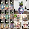 5D DIY Special Shape Diamond Painting Desk Ornament Flower Vase Decor Kit