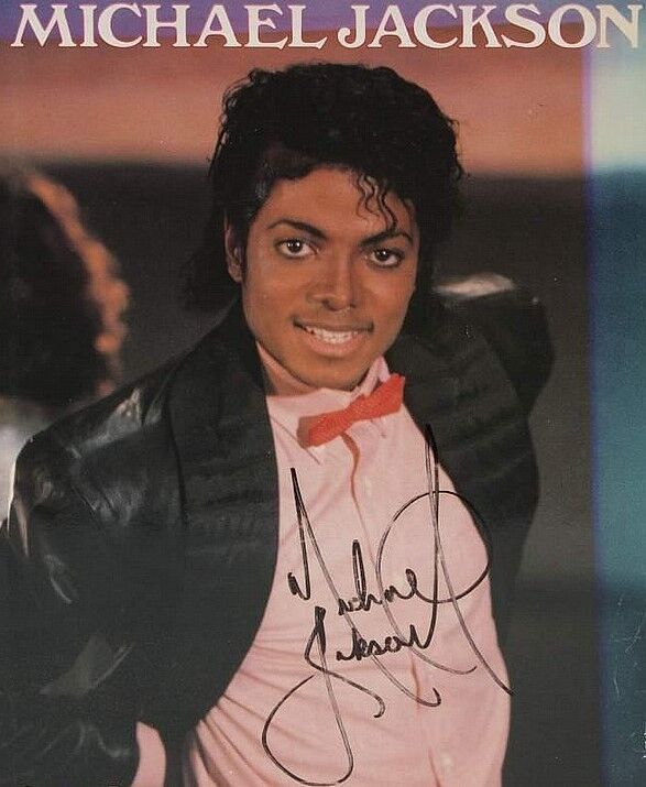 MICHAEL JACKSON Autographed Photo Poster paintinggraph - 'King of Pop' Star Vocalist - preprint