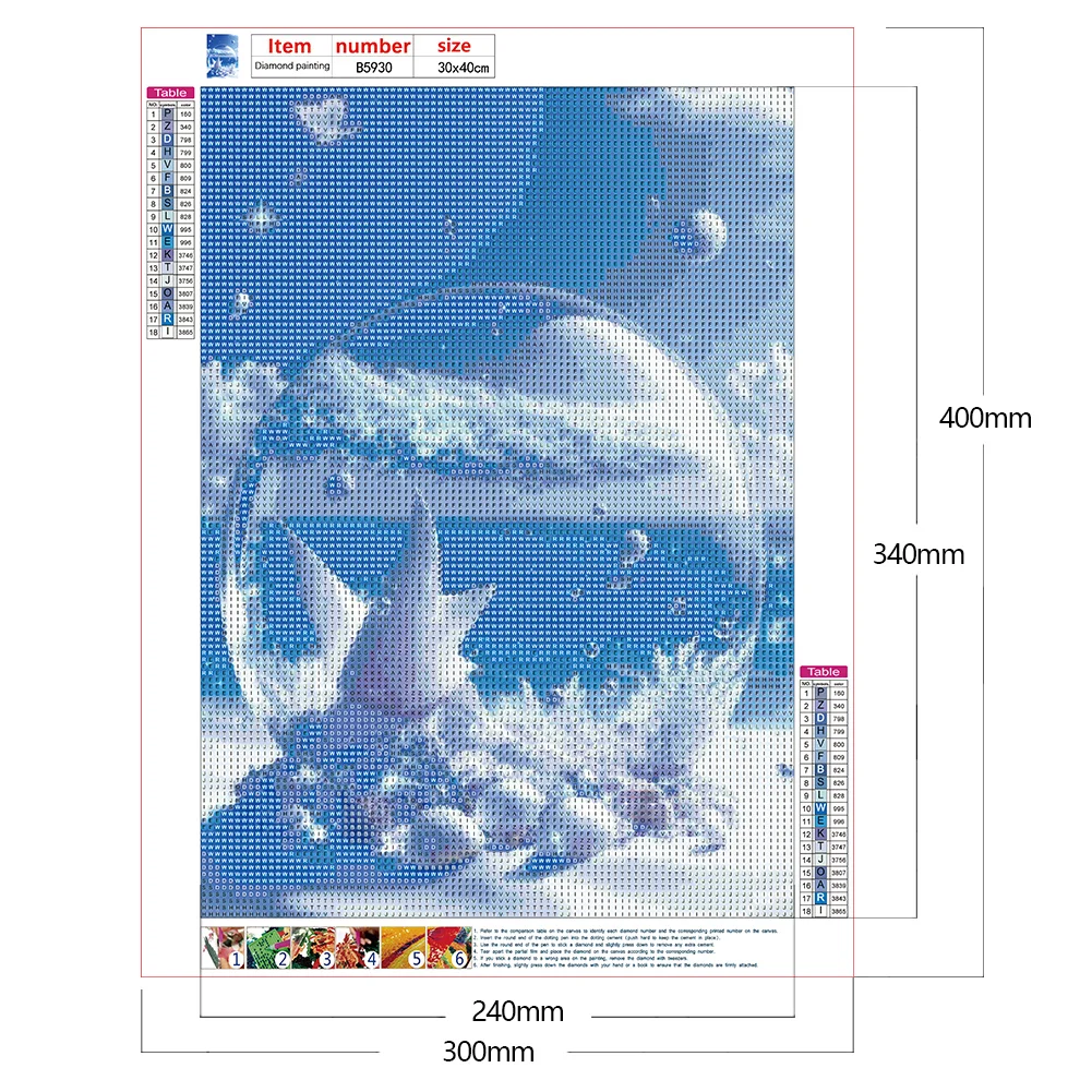 Diamond Painting - Full Round Drill - Beach(30*40cm)