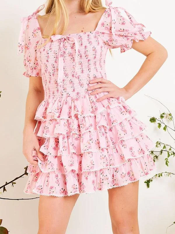 Floral cake dress