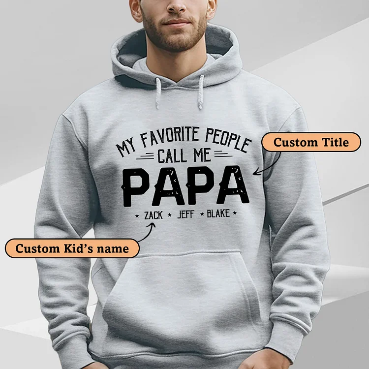 My Beloved People Call Me Daddy - Family Personalized Custom Sweatshirt