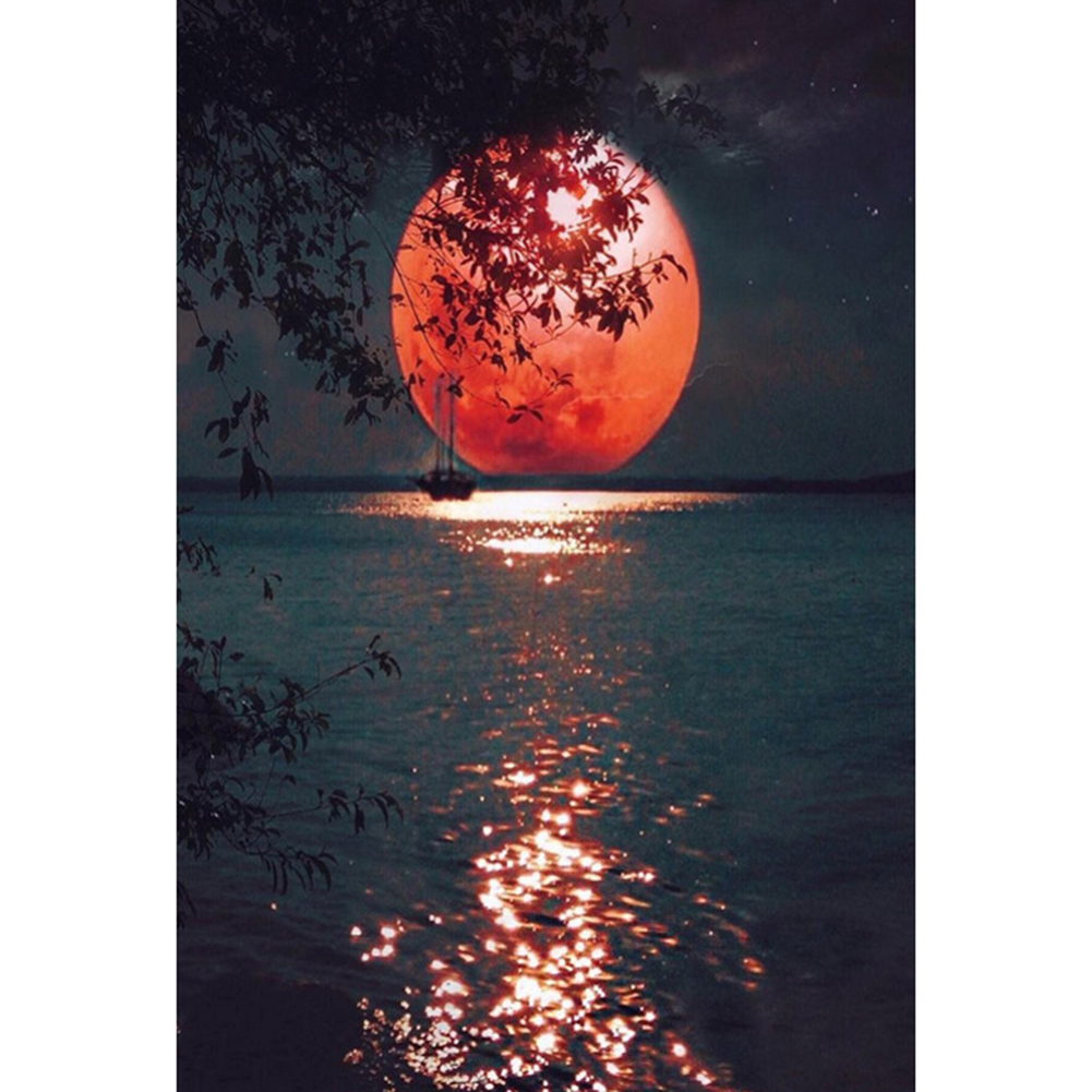 

30*40CM - Round Drill Diamond Painting - Sunrise, 501 Original