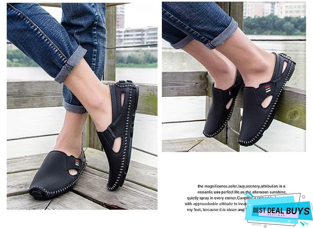 Men Breathable Casual Driving Boats Flats Loafers Shoes