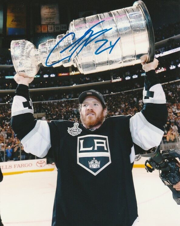 COLIN FRASER SIGNED LOS ANGELES LA KINGS STANLEY CUP 8x10 Photo Poster painting #1 Autograph