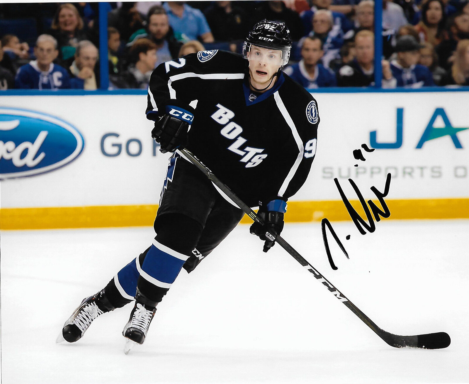 Tampa Bay Lightning Joel Vermin Signed Autographed 8x10 NHL Photo Poster painting COA A