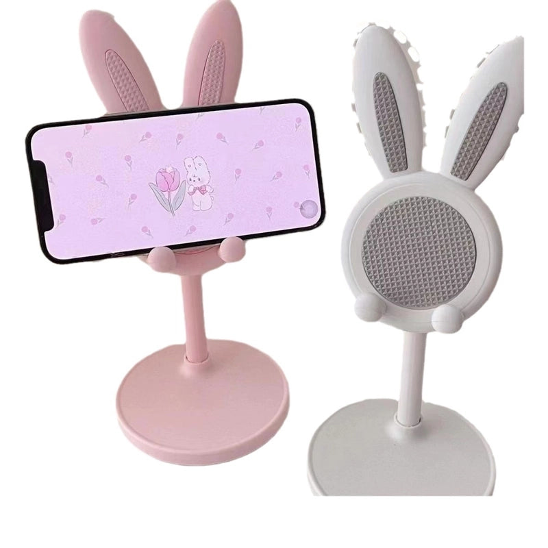 Bunny Mobile Phone Bracket ~ Adjustable Adjustable Student Desktop Lazy Home Selfie Live Support Rack