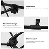 Folding Moon Chairs Footrest Telescopic Leg Rest Camping Chair Kit for Outdoor