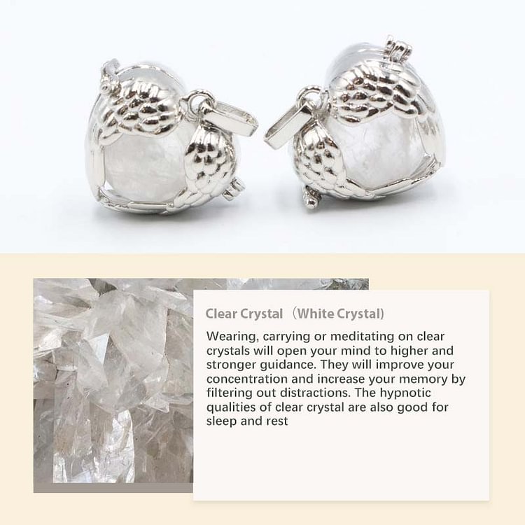 Natural Stone Crystal Necklack
