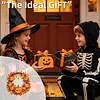 Glowing Pumpkin DIY Acrylic 5D Crystal Diamond Gem Art Hanging Ornament