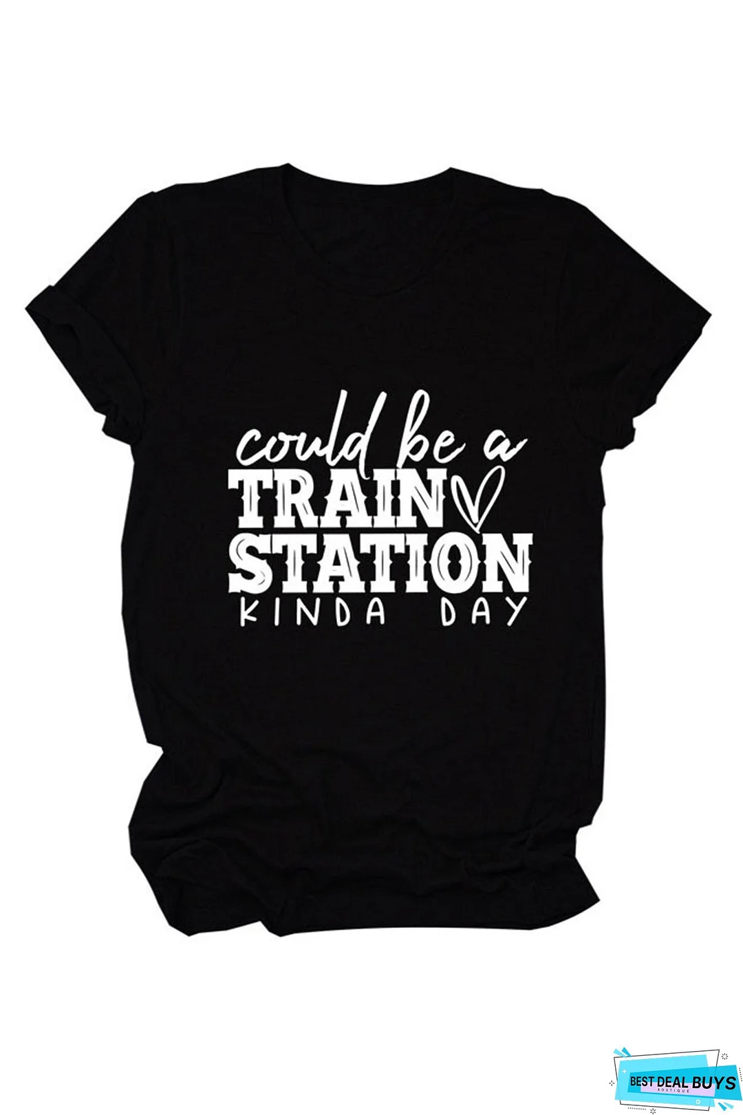 Could Be a Train Station Printed T-shirt