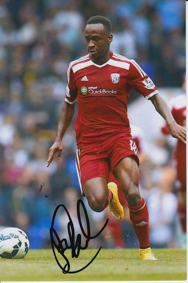 WEST BROM HAND SIGNED SAIDO BERAHINO 6X4 Photo Poster painting 1.