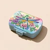 (US Local)5D DIY Diamond Painting Dot Pill Case Diamond Art Pill Storage Box (Dragonfly)