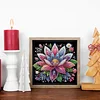 Lotus speziell geformtes 5D-DIY-Teilbohrer-Diamantkunst-Kit f&uuml;r Wohnaccessoires 30x30cm