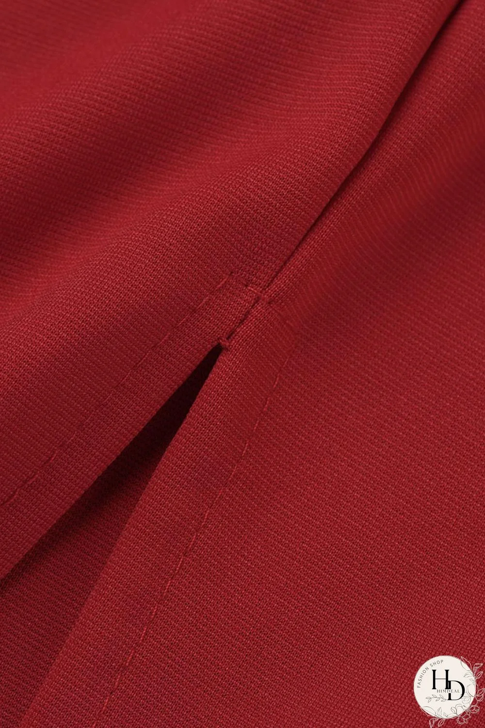 Rose Red Elegant Solid Patchwork Flounce Off the Shoulder One Step Skirt Dresses