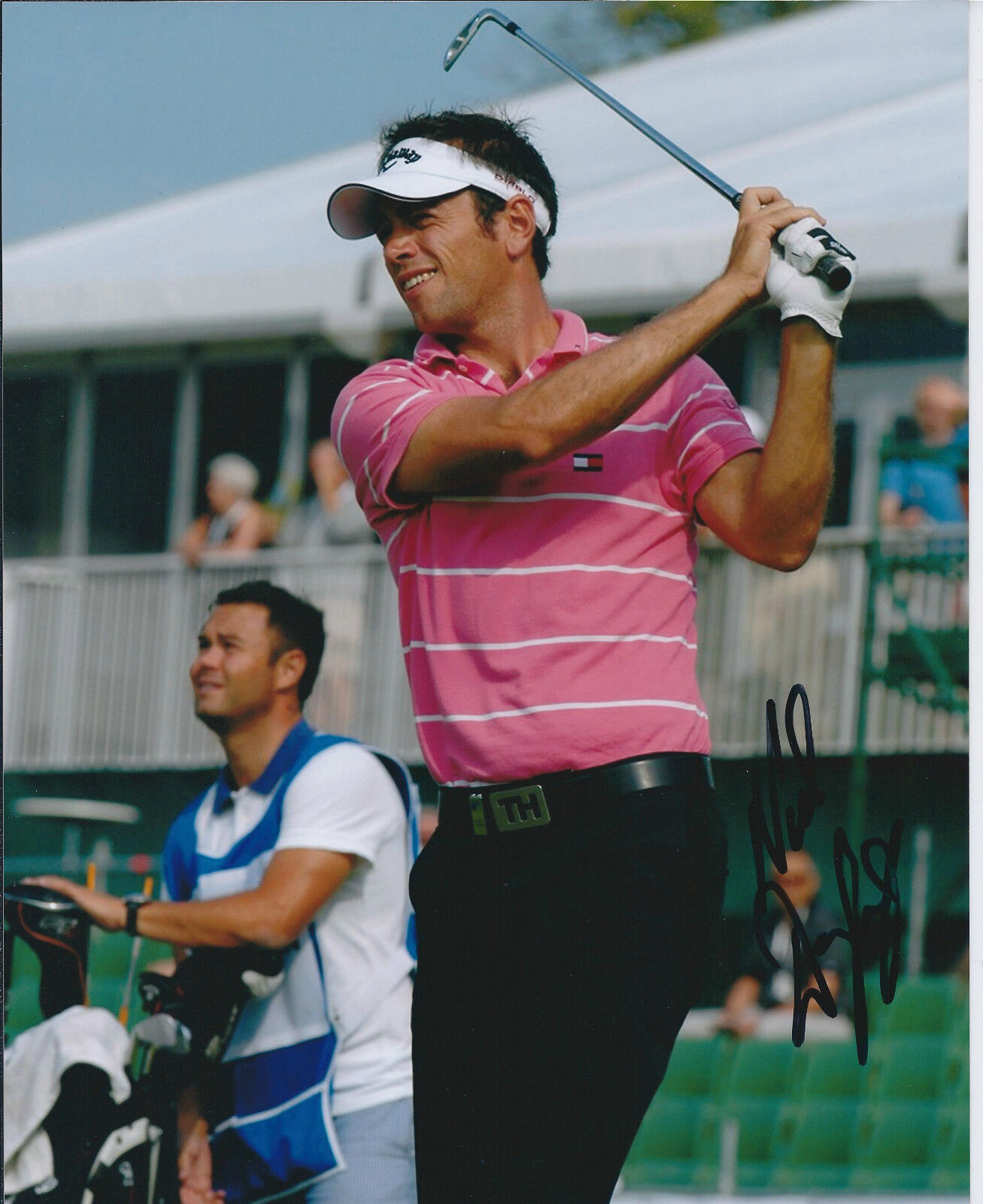 Nick DOUGHERTY SIGNED 12x8 Photo Poster painting AFTAL Autograph COA European Tour Genuine GOLF